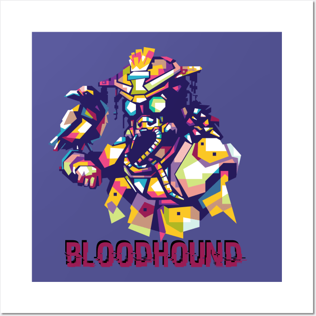 Apex Legends Bloodhound Geometric art Wall Art by AwHM17